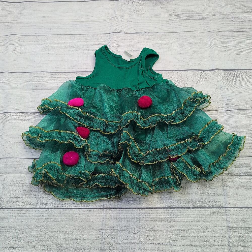 12/18m H&M Tulle Christmas Tree Dress